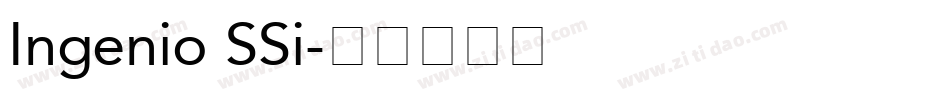 Ingenio SSi字体转换